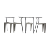 4 chairs Dr Glob Design by Philippe Starck for Kartell