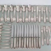 François Frionnet Art Deco silver-plated cutlery set