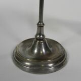 Lampe de bureau française avec abat-jour en verre, réglable, années 1930