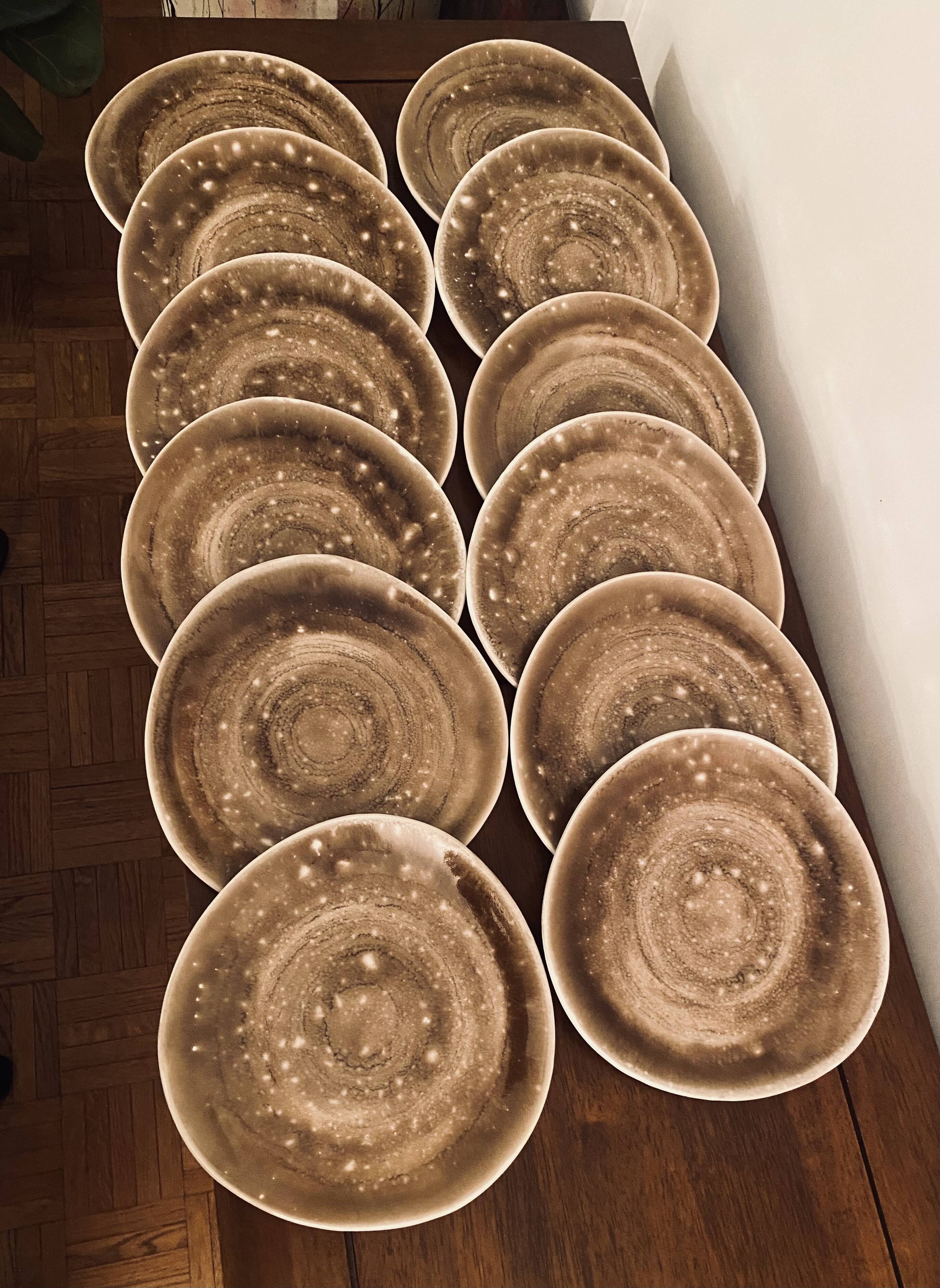 Niderviller dessert service 12 plates and dish