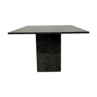 Dark green granite dining table , 1980'