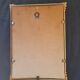 Antique rectangular gilded frame