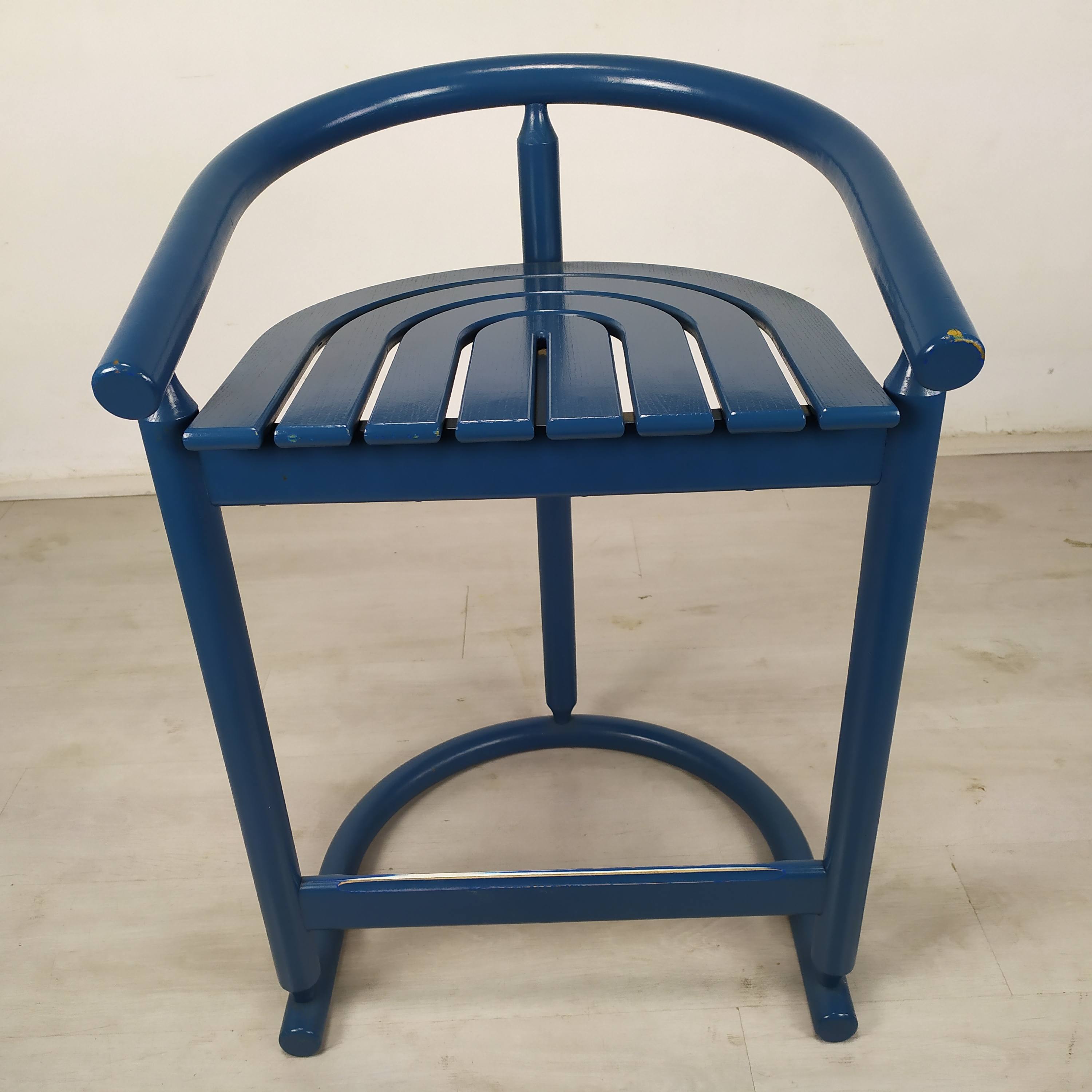Vintage blue bar stools