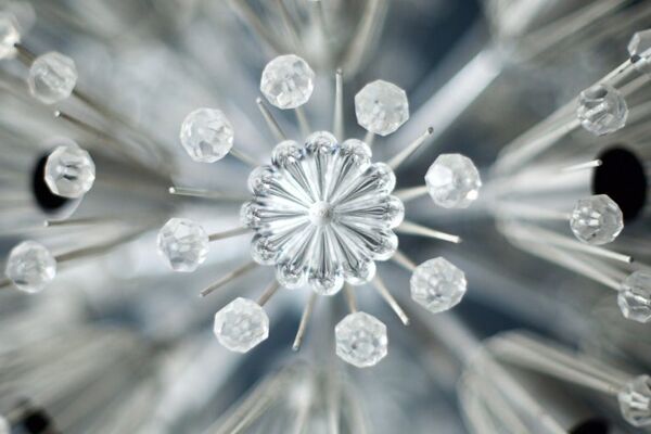 Lustre Dandelion Spoutnik par Emil Stejnar Autriche 1955