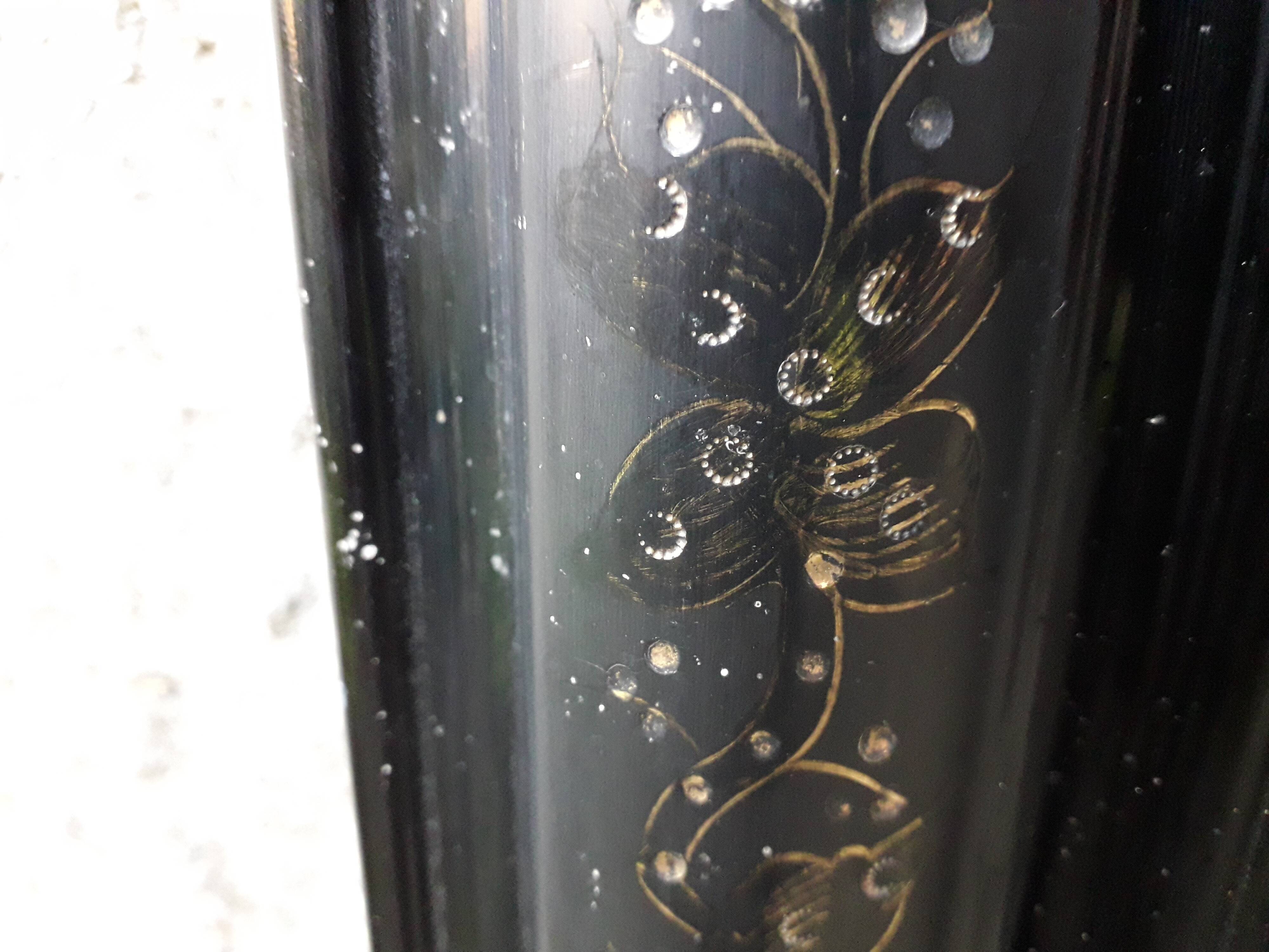 Black Louis Philippe mirror 130 cm × 93 cm