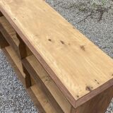 Old walnut and chestnut shelf