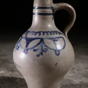 Westerwald stoneware jug with cobalt blue decor – 18th c.
