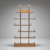 1970s oak shelf