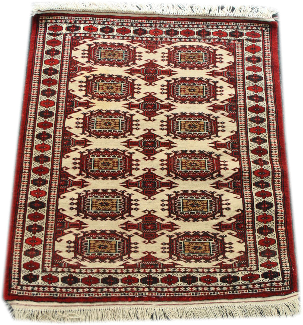 Authentic Persian Torkaman rug 105x90cm