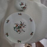 Strawberry service porcelain art creation Florence Limoge