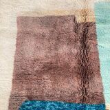 Handmade traditional beni ourain rug, size 150/250 cm.