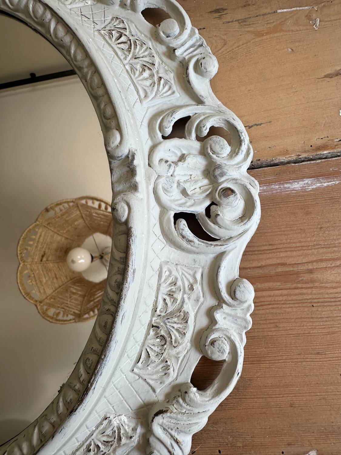 Old mirror, baroque style