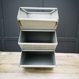 3 vintage Valentini industrial cases