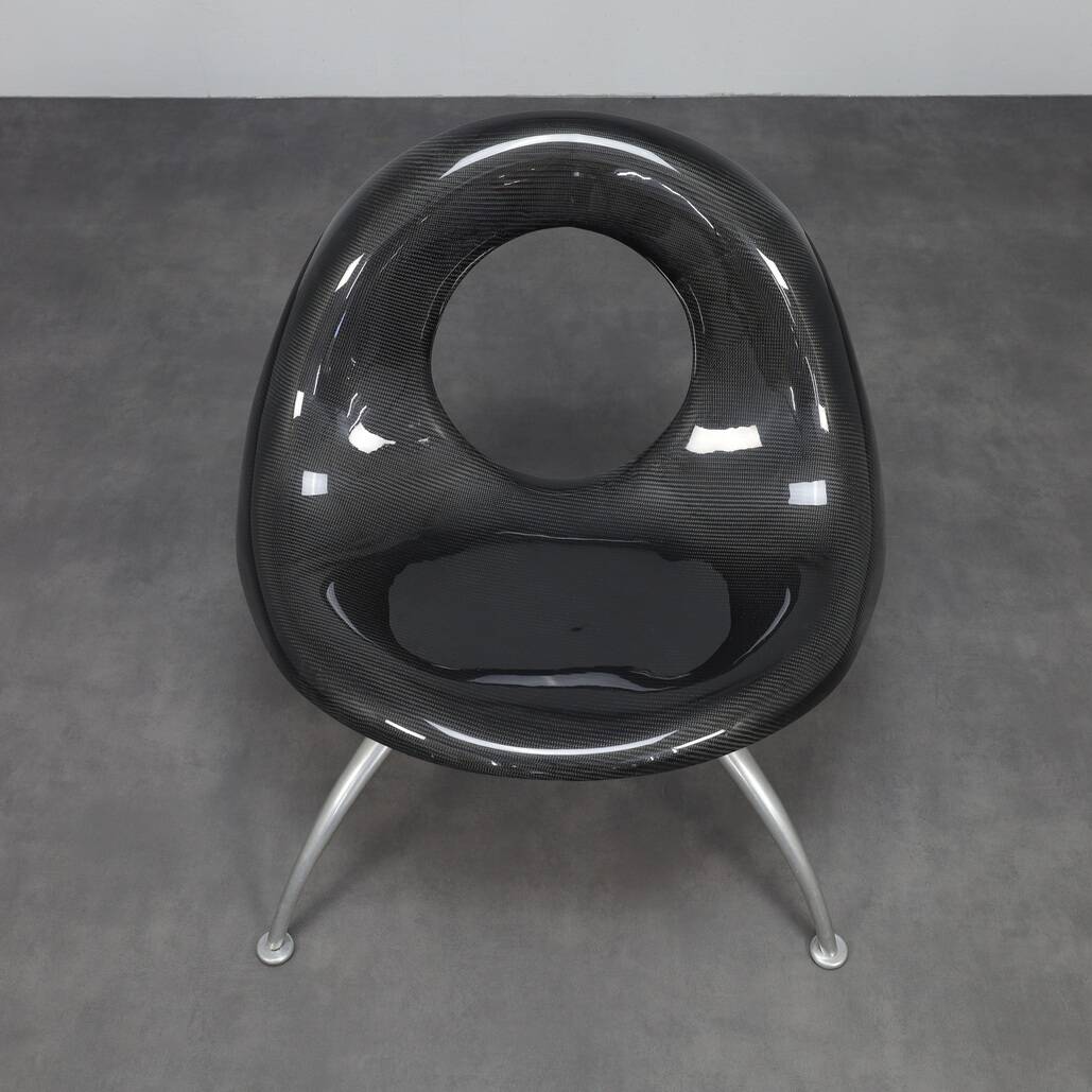 Very Rare Carbon Fibre “Elephant” Lounge Chair Herbert Schultes, Lensvelt