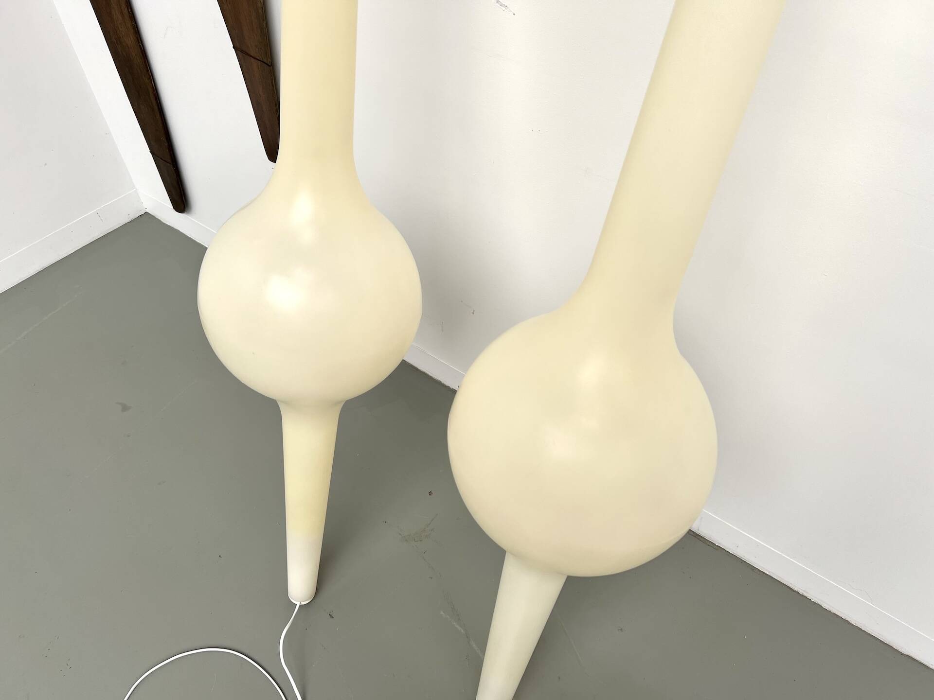 Pair of Michael Young Sticklight Lamps