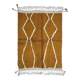 Mustard Yellow Rug - 156 x 125 cm