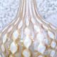 Murano vase 1960 gilded