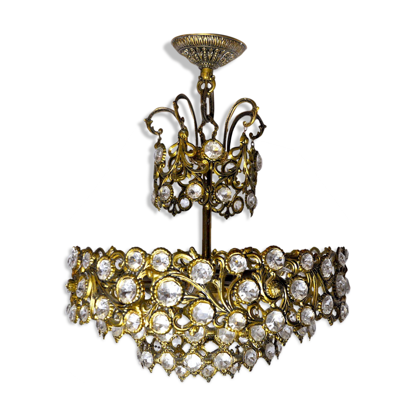 Ernest Palm Lustre for Palwa, 1960, Spain