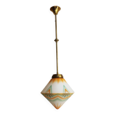 Unique 1930's Art Deco Ceiling Lamp