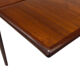 Table à manger vintage Topform en teck massif extensible 1960