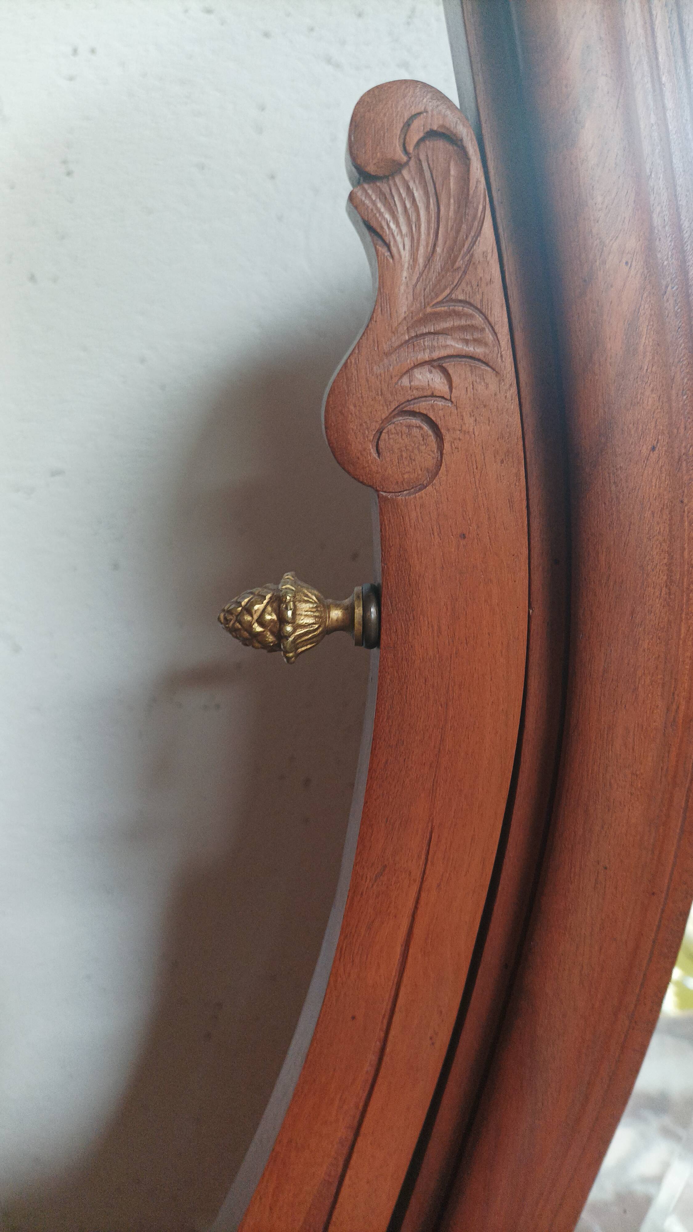 Louis XV walnut dressing table chest of drawers