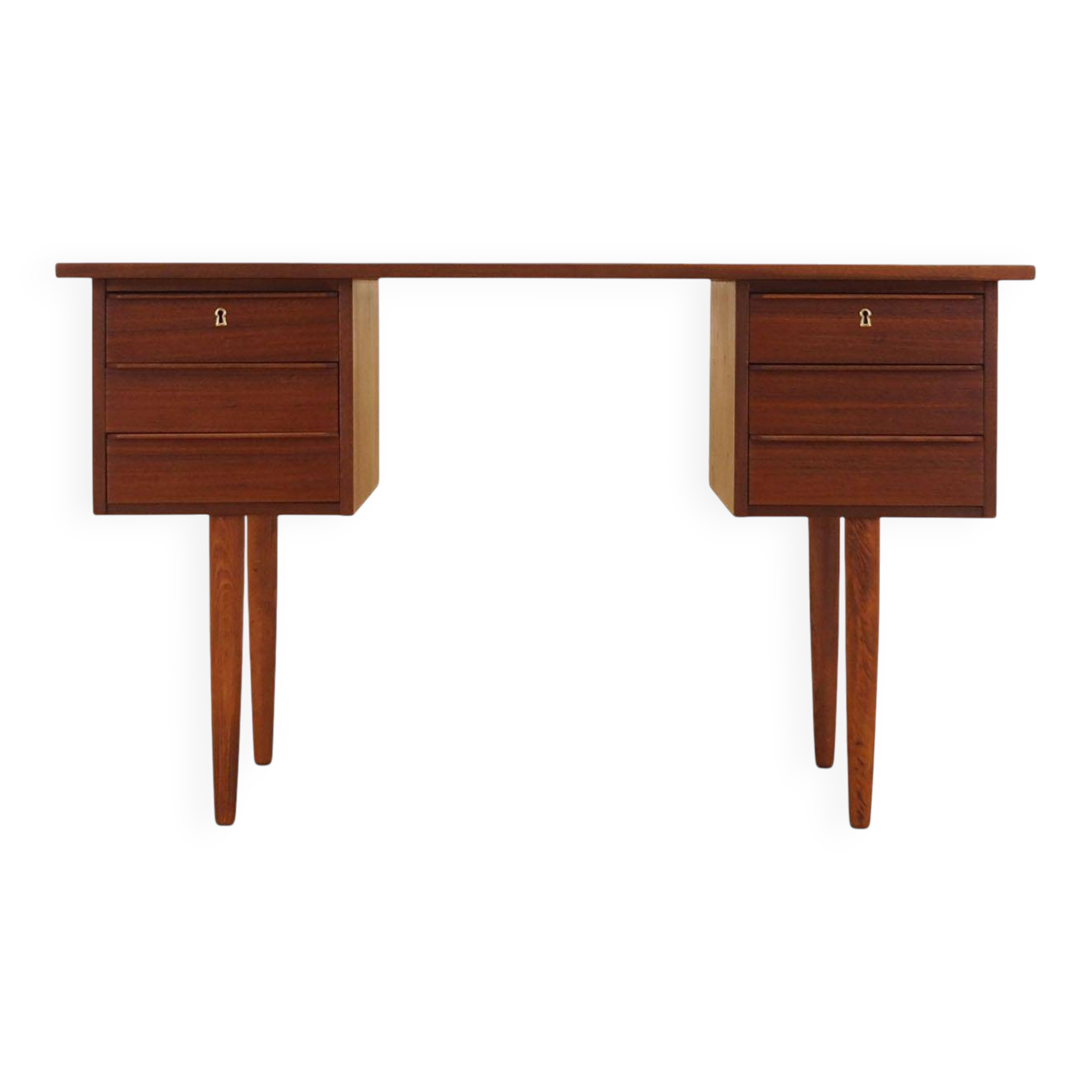 Teak desk, Danish design, 1970s, made in Denmark