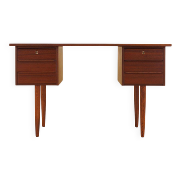 Teak desk, Danish design, 1970s, made in Denmark
