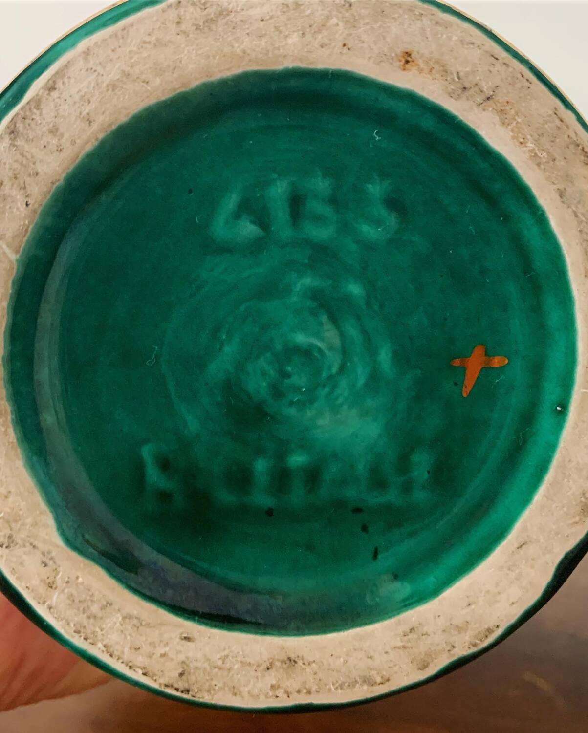 Large Art Deco ceramic vase by B. Letalle, Saint-Clément