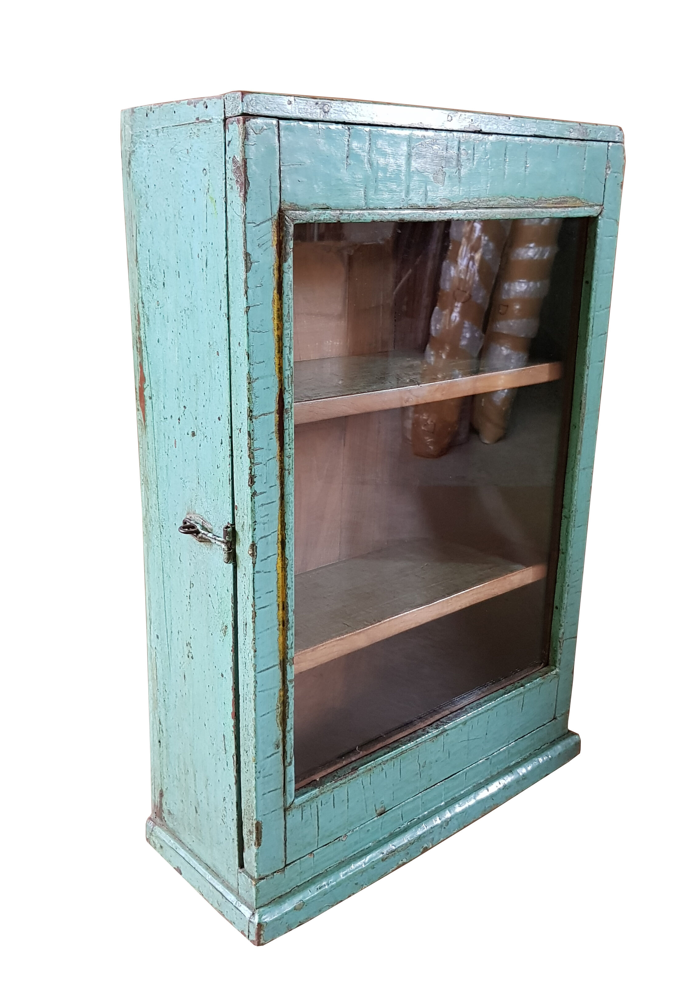 Medicine cabinet - showcase - Burmese teak wall shelf