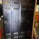 Vintage iron changing room 4 compartments
