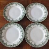 4 flat plates Terre de Fer Saint Amand and Hamage summer model