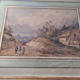 Gaspard Gobaut (1814-1882), watercolorist at the Ministry of War - Watercolor on paper - Landscape