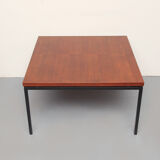 1960s coffee table in teak and metal