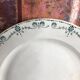 Old round serving dish Gien model Etruscan iron earth