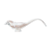French crystal glass bird dish art vannes art glass mid century vintage mcm sculpture