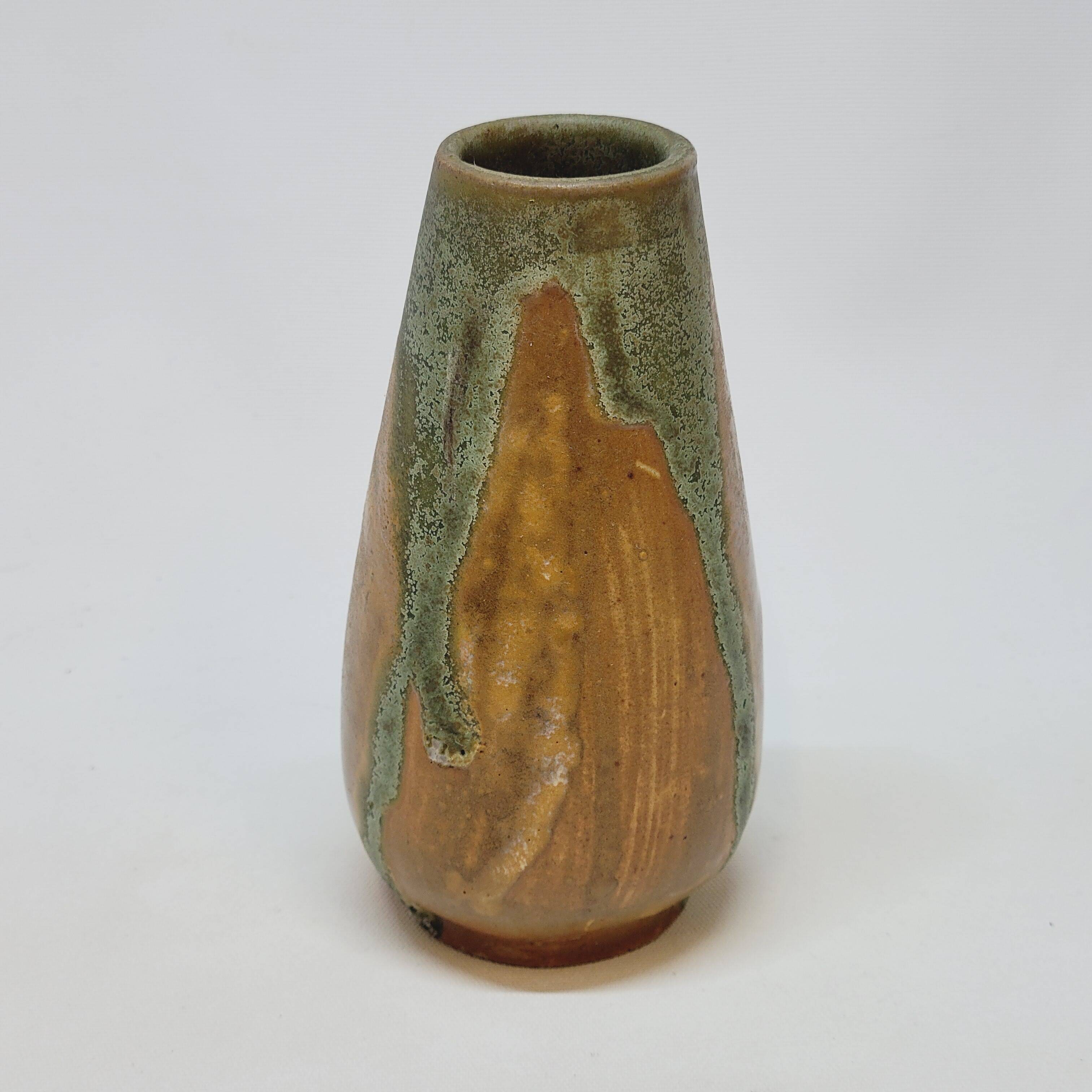 Enameled Stoneware Vase L'artisan L Artisan Pratique Art Nouveau Style Denbac