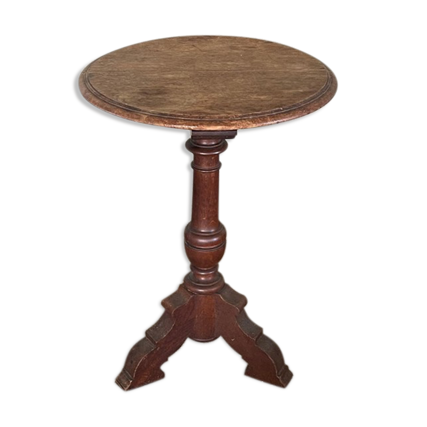 Oak pedestal table
