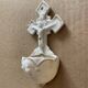 Small antique porcelain wall stoup