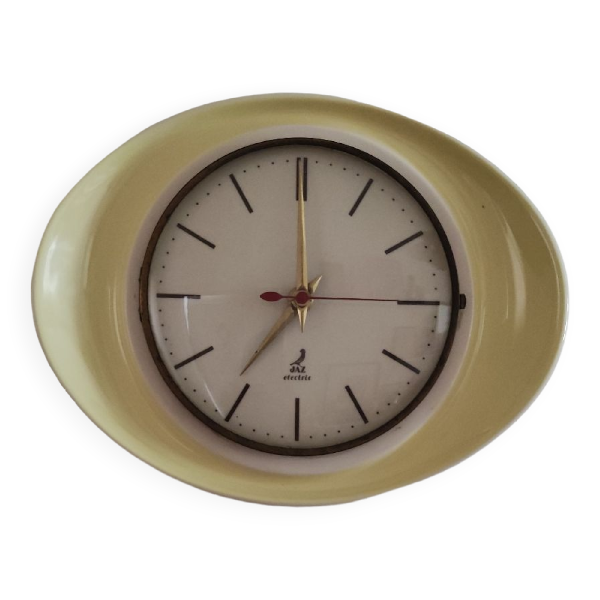 Vintage ceramic clock jaz