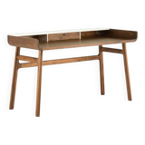 Harold desk danish walnut oiled/white