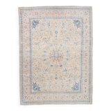 Tapis Vintage Off-White et Rose Poudré, Style Classique, 292x399 Cm