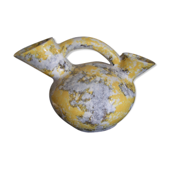 Pichet ou cruche en céramique années 50 signée  Vallauris Massier