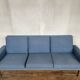 Canapé scandinave modèle Jupiter 218 en teck tissus d'origine vintage