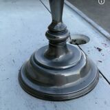 Old chandelier in silver, 5 branches