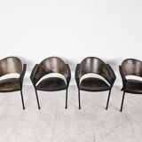 Vintage tripod armchairs, 1970s