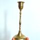 Pair of brass candle holders