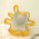 Glass paste handkerchief vase from the 70s