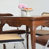 Table à manger en chêne massif, 1930