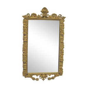 Miroir en bronze ancien 57x33cm