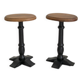 Pair of stools from the 19th century